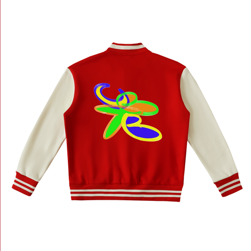 "Plead The Blood of Jesus" Fleeced Varsity Jacket